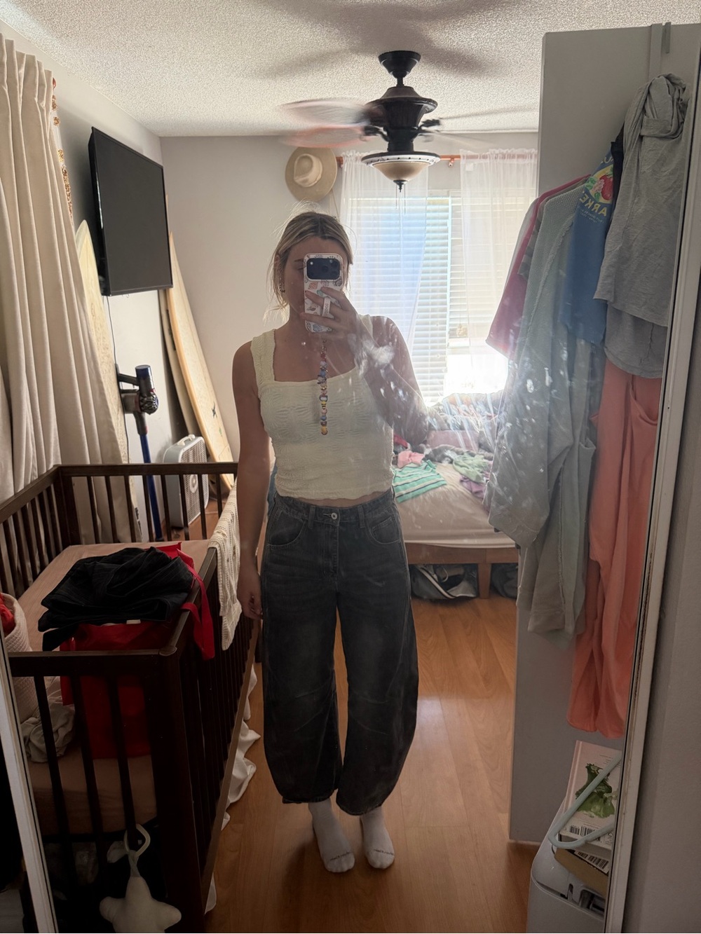 BLACK BARREL JEANS - Picture 14 of 14